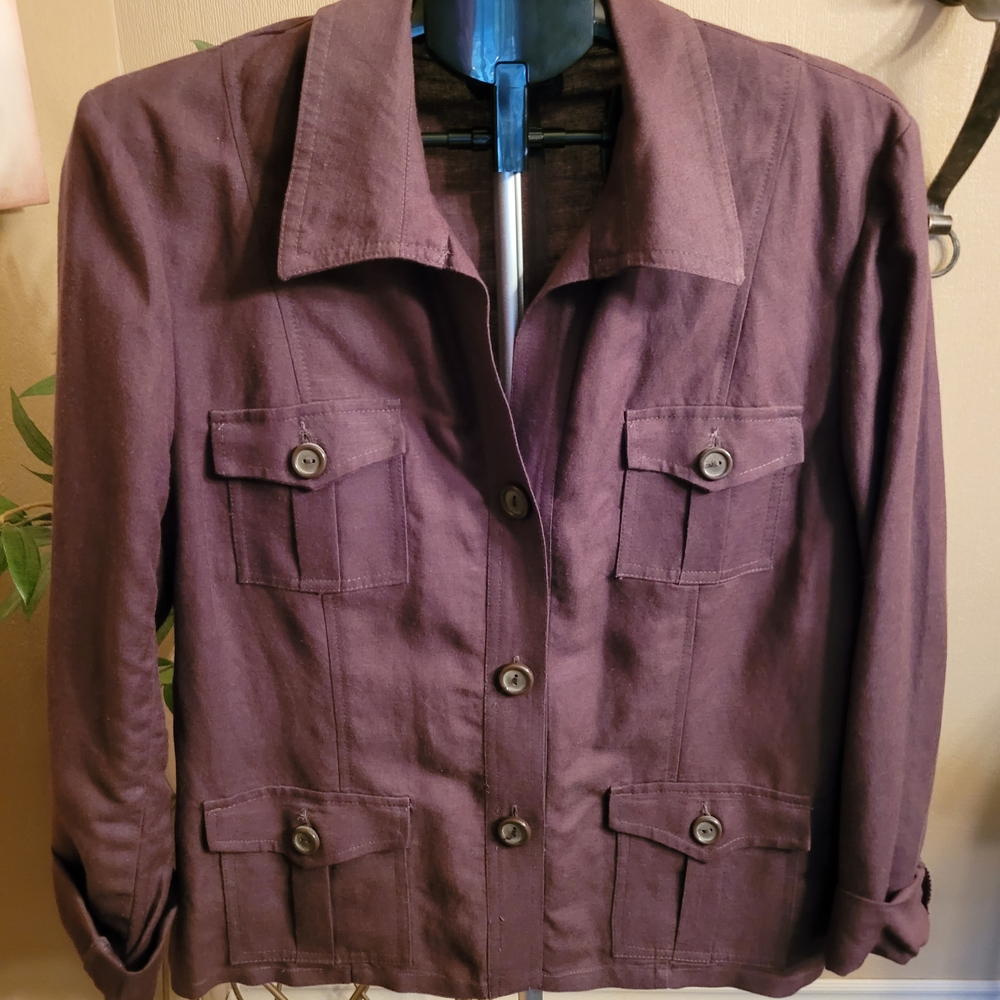 Women's Louben II Brown Utility Jacket
